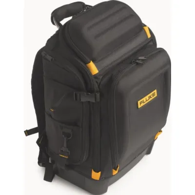 Fluke Werkzeugrucksack FlukePack30 | Profi-Messgeräterucksack | 30 Fächer | wasserdichter Boden | Nylon | Schwarz