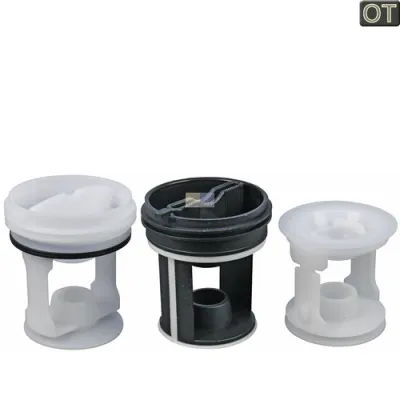 Flusensiebeinsatz Indesit C00045027 für Ablaufpumpe Waschmaschine Waschtrockner