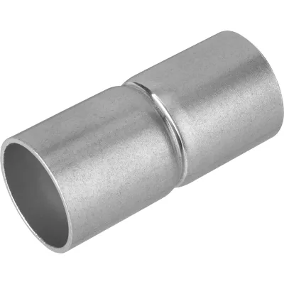 Fränkische Aluminium-Steckmuffe AMS-E 40 | 20950040 | Ø 40 mm | für Alu Steck-ES Rohr | halogenfrei | natur