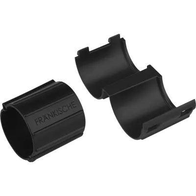 FRÄNKISCHE Kunststoff-Endtülle E-Ku-ET 32 | Steckendtülle 32mm | teilbar | UV-beständig | halogenfrei | schwarz