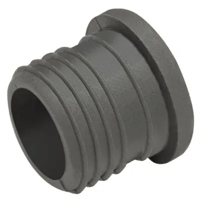 FRÄNKISCHE Verschlussstopfen FWVS-E 20 | winddicht für Wellrohr 20mm | TPE-Kunststoff | Durchstoßmembran | grau