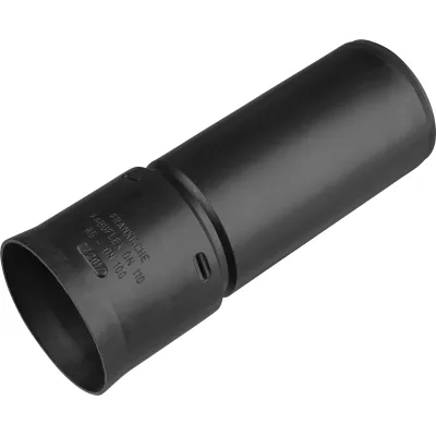 FRÄNKISCHE Kabuflexreduzierung 110 auf KG 100 | 19995110 | Übergang KG-Rohr | PVC-U Kunststoff | schwarz | Ø102/115,5mm
