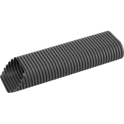 FRÄNKISCHE Multimedia-Rohr 29412092 | Wellrohr oval 2x2m 92x50mm | Polyolefin | flammwidrig | flexibel | grau