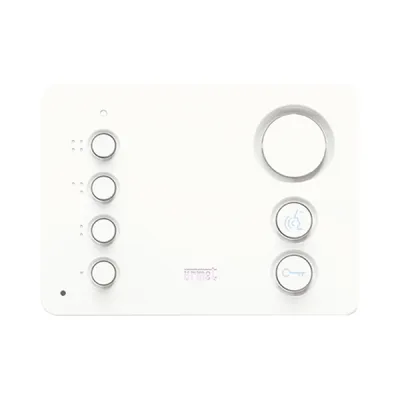 Grothe Freisprechtelefon MIRO HT 1183/7 2VOICE | Video Innenstation | Bus-System | Aufputz | PAL | abhörsicher | weiß