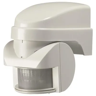 Honeywell Home Bewegungsmelder L210N WHI | PIR Sensor 140° | Aufputz | IP44 | schwenkbar | für außen | Weiß