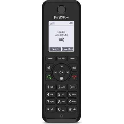 AVM FRITZ!Fon M3 DECT Telefon | schnurlos | Freisprechen | HD-Telefonie | Anrufbeantworter | Smart Home | schwarz