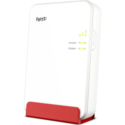 AVM FRITZ!Repeater 1610 Outdoor WLAN Repeater | Wi-Fi 6 Mesh | 3.000 MBit/s | PoE+ | IP54 | Outdoor & Indoor | weiß