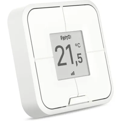 AVM FRITZ!Smart Control 440 Vierfach-Taster | Smart Home Schalter | DECT ULE | Temperatursensor | Wandmontage | Weiß