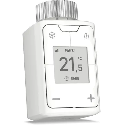 FRITZ! Heizkörperregler Smart Home Thermostat 302 | App-Steuerung | Fenstererkennung | Boost-Funktion | weiß