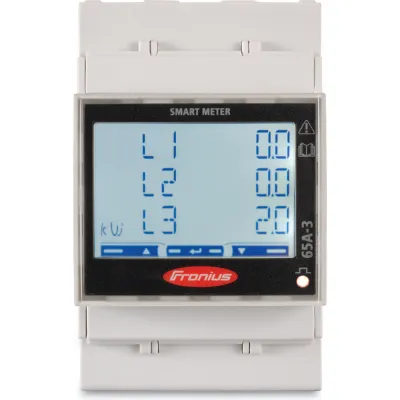 Fronius Smart Meter TS 65A-3 | 43.0001.0044 | Energiezähler Photovoltaik | 3-phasig | 3x65A | Modbus RTU | RS-485