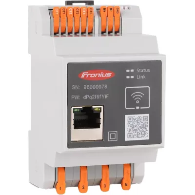 Fronius Elektrizitätszähler Smart Meter IP 42,0411,0347 | Stromzähler bidirektional LAN/WLAN | Modbus | 1–5000A | IP20