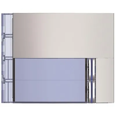 Frontblende 2 Ruftas modul SFERA Allmetal gr