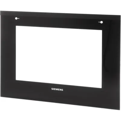 Frontglas für Ofen Bosch/Siemens 20005177 Schwarz, Inox