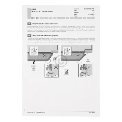 Frontglasscheibe Bosch 20007536 für Backofen Bosch