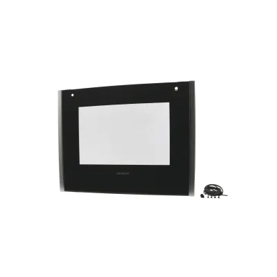 Frontglasscheibe SCHWARZ/EDELSTAHL 00681373