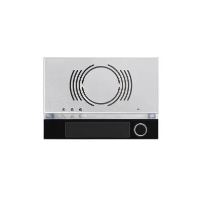 Grothe Audio-Türlautsprecher-Abdeckung TL 1168/131 | Frontplatte TL 1083/38 | 1-fach | Aufputz | Aluminium | schwarz