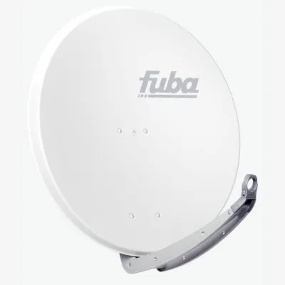 FUBA Satellitenantenne DAA 850 W | SAT Spiegel 85 cm Aluminium | Hochleistungs-Offset | Korrosionsbeständig | Weiß