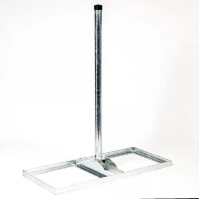 Fuba FDH 240 Flachdachhalterung 48mm Rohr 1m Mast für 2 Betonplatten