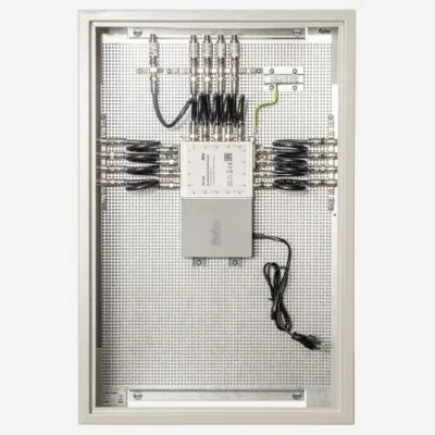 Fuba Multischalter-Paneel FMP 508 SL | 8 Teilnehmer | 1 Satellit | Überspannungsschutz | UltraHD 4K/8K