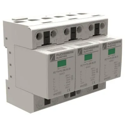 FUCHS Kombiableiter Typ 1+2 504620 75 kA, 3+0-Schaltung FE T1+T2 260 TNC 25