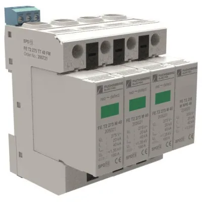 FUCHS Überspannungsableiter Typ 2 40 kA 3+1-Schaltung,275 TT 40 Fernmeldung