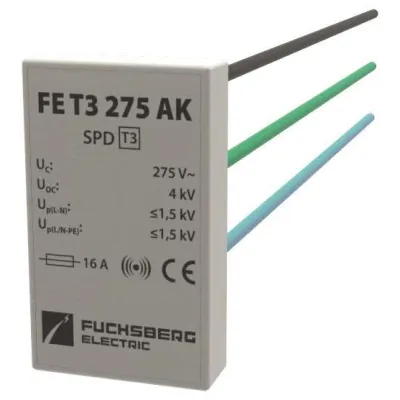 FUCHS Überspannungsableiter Typ3 Akustische Meldung, Kapsel Bauform