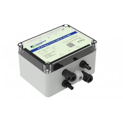 Fuchsberg Anschlussbox Photovoltaik PV BOX 1String 758373 | Überspannungsschutz IP65 | MC4 Stecker | kompakt | schwarz