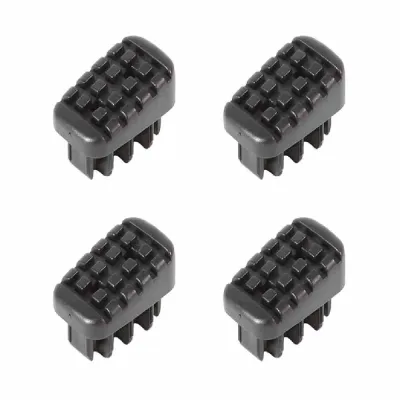 HAILO Fuß-Set 4 Stück 35x20mm | Austauschfüße für Haushaltsleitern bis 4 Stufen | Baujahr bis 01/2015 | Leiterzubehör