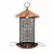 Bild: Siena Garden Futtersäule D37194 | Vogelfutterstation für Nüsse & Erdnüsse | Kupferstahl, 31cm, braun