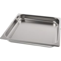 Garbehälter Dampfschale Edelstahl, Größe L, 354x344x40ungelocht 11037094