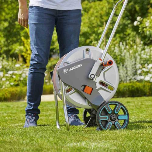 Bild: Gardena Schlauchwagen AquaRoll M Metall 18541-20