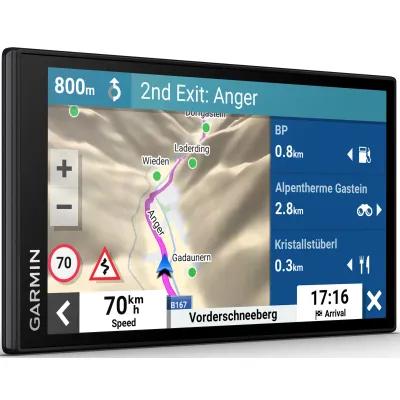 Garmin DriveSmart 66 MT-S Navi Auto | 6 Zoll HD | Europa-Karten | Alexa | Echtzeit-Verkehr | Bluetooth | Schwarz