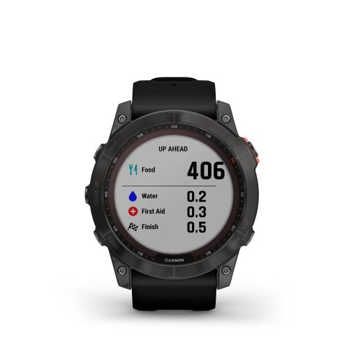 Bild: Garmin fenix 7X Solar schwarz/schiefergr