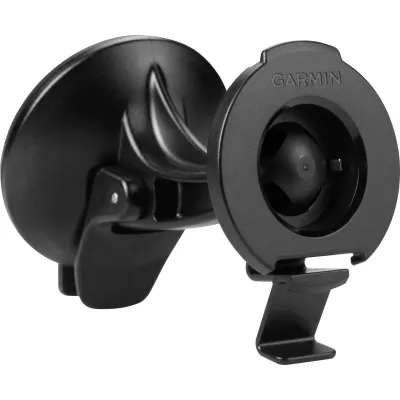 Garmin Saugnapfhalterung 010-11983-00 | Navi-Halterung für nüvi 2xx7, DriveSmart 66 | Rundclip | Kunststoff | Schwarz