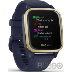 Garmin Smartwatch 3,3cm Touchscreen VENU SQ MU dkl-bl/go