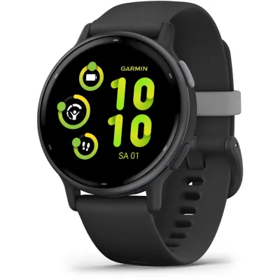 Garmin Smartwatch vivoactive 5 | Fitnessuhr | 1,2" OLED | 11 Tage Akku | 5 ATM | Body Battery | Schlafanalyse | Schwarz