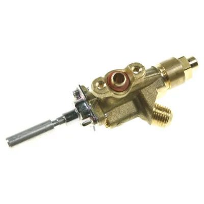 Gashahnventil für Ofen Whirlpool Indesit 482000089553 Kupfer 21mm Anschluss