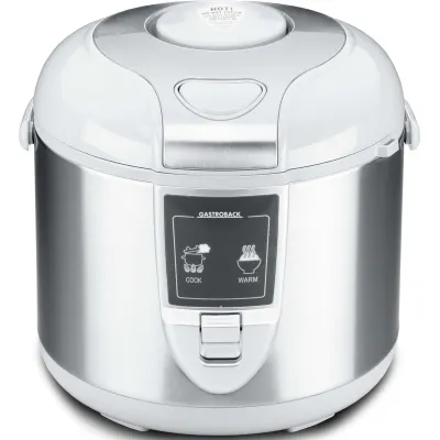 Gastroback Reiskocher 42507 | 3L Volumen | Antihaftbeschichtung | Warmhaltefunktion | Abschaltautomatik | 450W