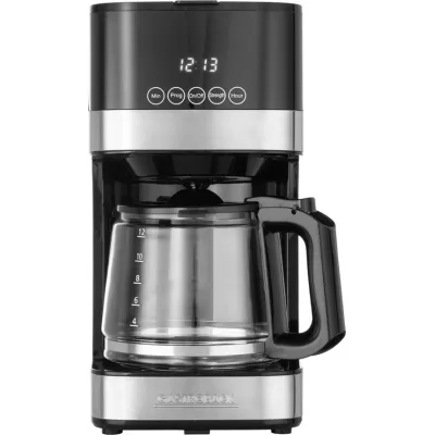 GASTROBACK Filterkaffeemaschine Essential 42701 | 12 Tassen | Timer | Aromawahl | Warmhaltefunktion | Schwarz-Silber