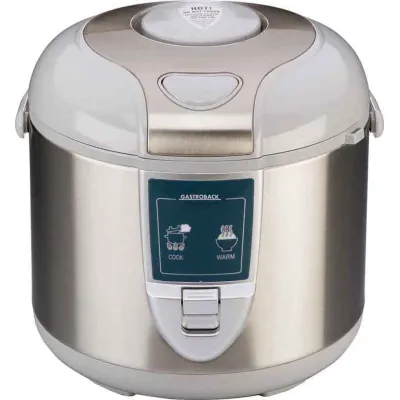 Gastroback Reiskocher Pro 42518 | 5L | 650W | Warmhaltefunktion | Edelstahl | inkl. Dämpfeinsatz
