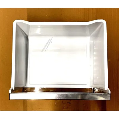 Gefrierfachbox mit Zierleiste für Kühlschrank AEG 4055536389 silber, Kunststoff