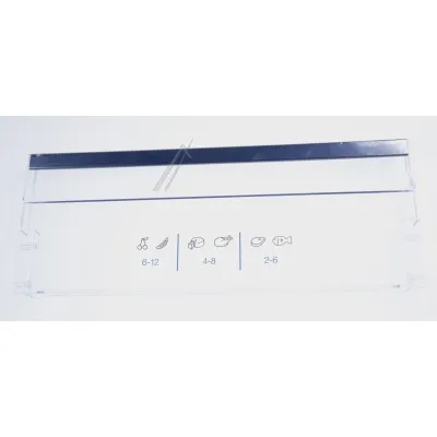 Gefrierfachklappe für Kühlschrank Smeg 76613B164 grau Front