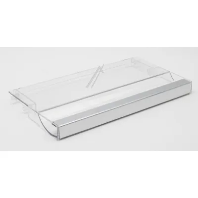 Gefrierfachklappenabdeckung für Kühlschrank Vestel 42327177 transparent, Frontbl