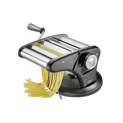 GEFU Pastamaschine Pasta Perfetta Excellence | Nudelmaschine Edelstahl-Aluminium | Lasagne, Tagliatelle, Tagliolini