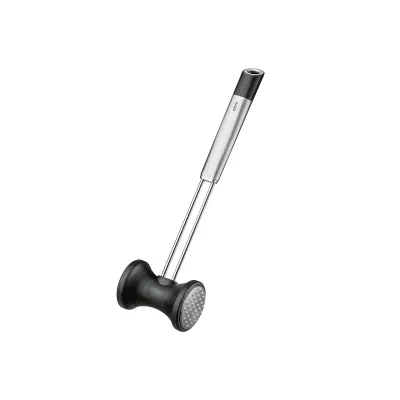 GEFU Fleischklopfer Primeline | Edelstahl & ABS | glatte/genoppte Seite | ergonomisch | spülmaschinengeeignet | 269 mm