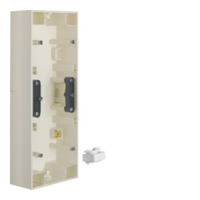 Berker Aufputzgehäuse 3-fach S.1 10438982 | AP-Gehäuse Kunststoff | waagerecht & senkrecht | IP20 | glänzend | cremeweiß