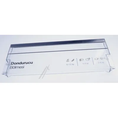 Gehäuseabdeckung für Kühlschrank Whirlpool Indesit 488000616854 transparent Kuns