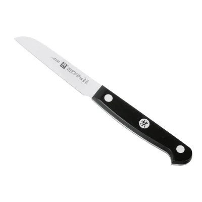 ZWILLING Gemüsemesser Gourmet 8 cm | Küchenmesser Spezialstahl | ergonomischer Kunststoffgriff | schwarz