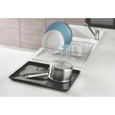 Geschirrkorb m.Abtropfschale