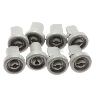 Geschirrkorbrollen für Geschirrspüler Küppersbusch 435856 8 Stück grau